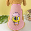 Breathable Mesh Pet Vest with Cute Cartoon Print