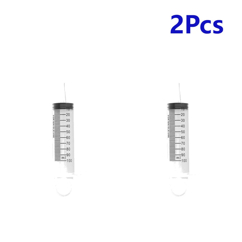 100 ml Reusable Plastic Liquid Measuring Syringe for Feeding