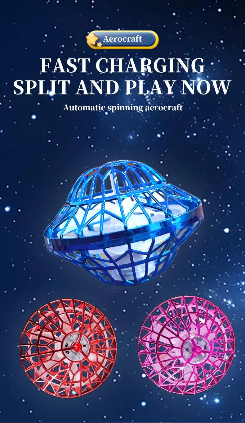 Glowing LED Flying Ball Boomerang Toy