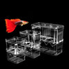 Acrylic Fish Breeding Isolation Box with Double Compartments
