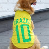 Breathable Football Jersey Pet Vest for Small and Medium Dogs