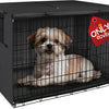 Heavy Duty Dog Crate Cover for 42-Inch Wire Kennels – Black