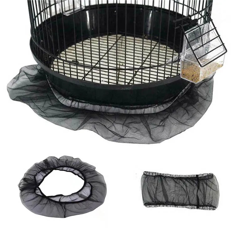 Breathable Nylon Birdcage Cover with Elastic Fit