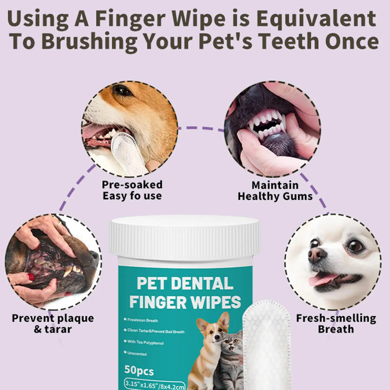 Zahnreinigungsfingerlinge für Hunde & Katzen