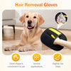 Gants de toilettage et d'épilation pour animaux à double face