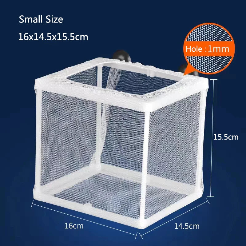 Aquarium Fish Breeding Isolation Box with Suction Cups