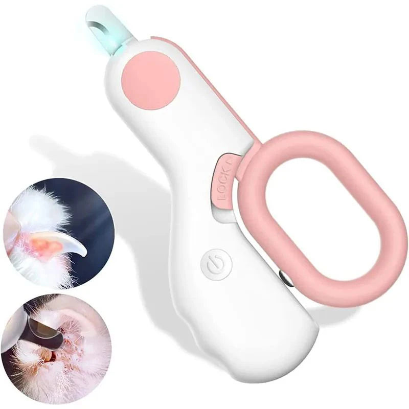 LED Light Nail Clippers for Dogs and Cats with Safety Lock