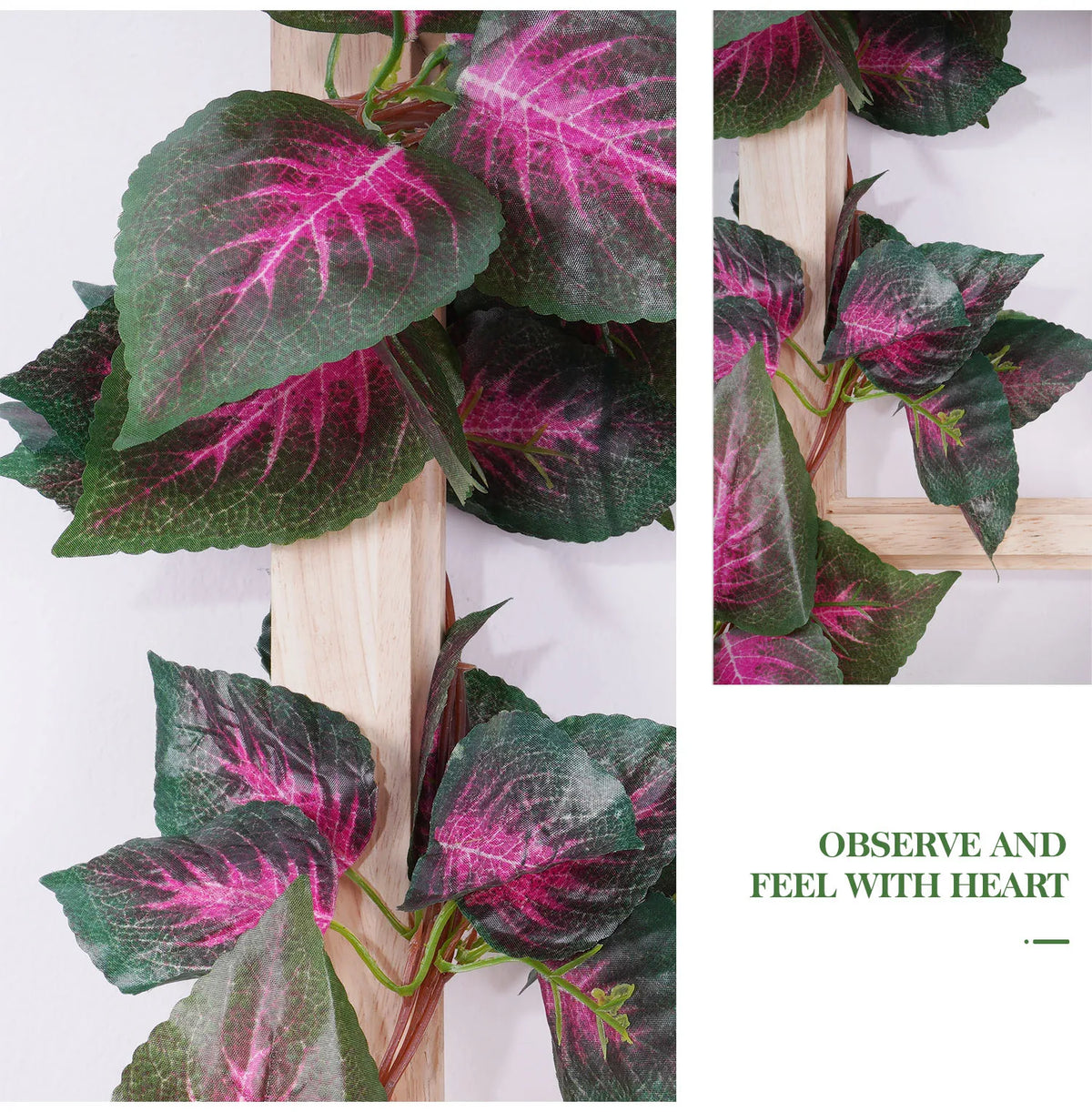 Artificial Ivy Vine Garland – 2.3m Hanging Silk Leaf Decor