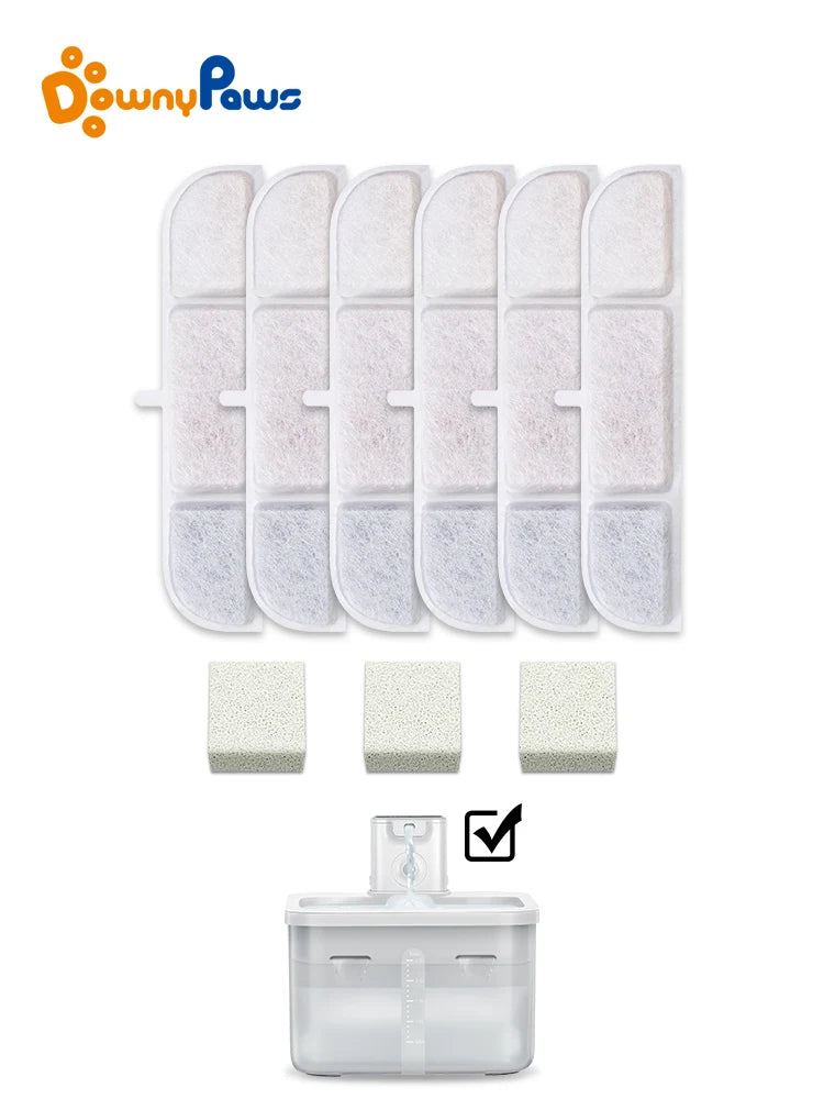 Replacement Activated Carbon Filters for Cat Water Fountain