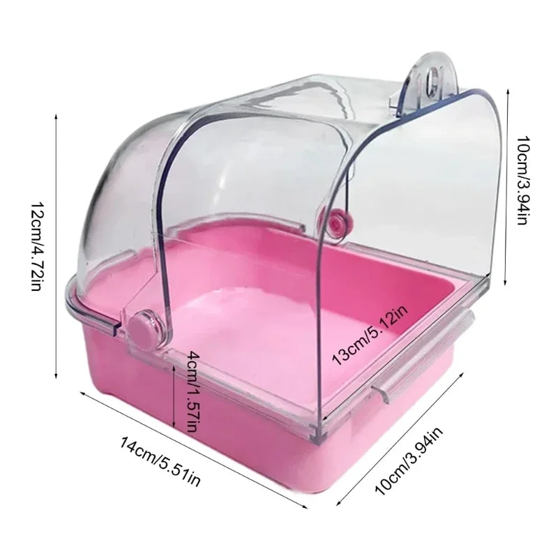 Hangable Bird Bath Tub for Small Birds