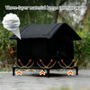 Outdoor Cat House with Heated Insulation and Raised Waterproof Base