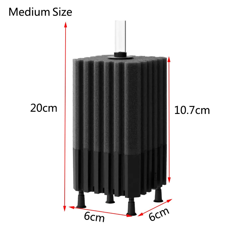 Aquarium Bio Sponge Filter with Air Pump Connection