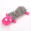 Plush Squeaky Donkey Dog Toy for Teething and Interactive Play