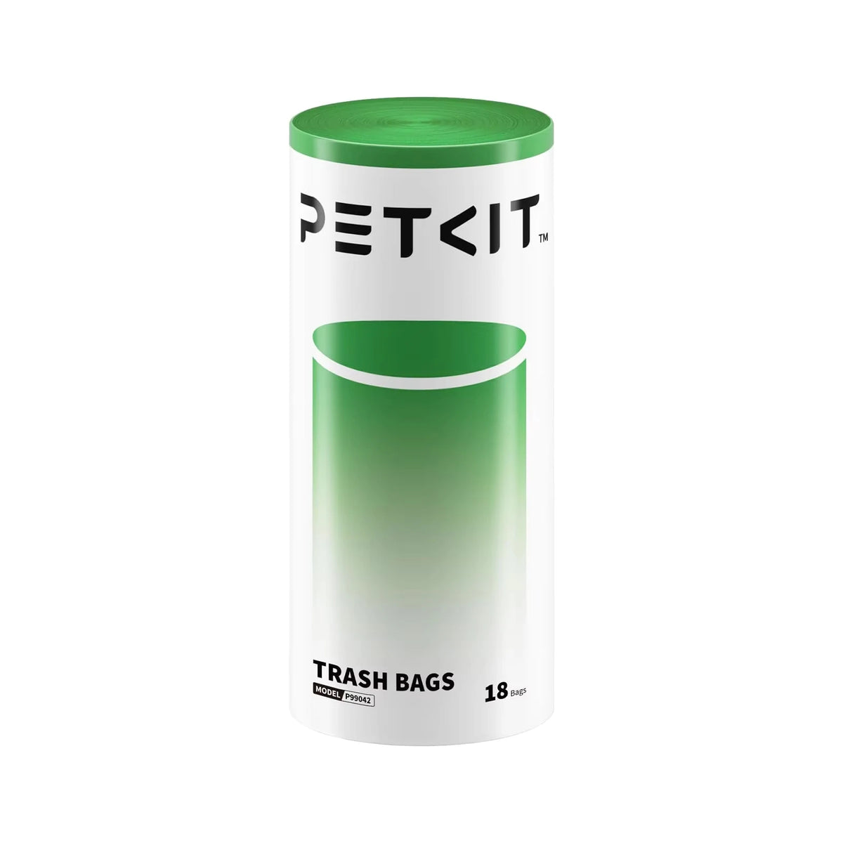 Ein Tube Petkit Geruchsneutralisator N50 für Müllbeutel in grün und weiß.