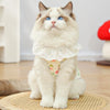 Lace Collar Dog Vest with D-Ring Summer Pet Shirt