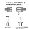 Diffuseur CO2 en aluminium pour aquariums