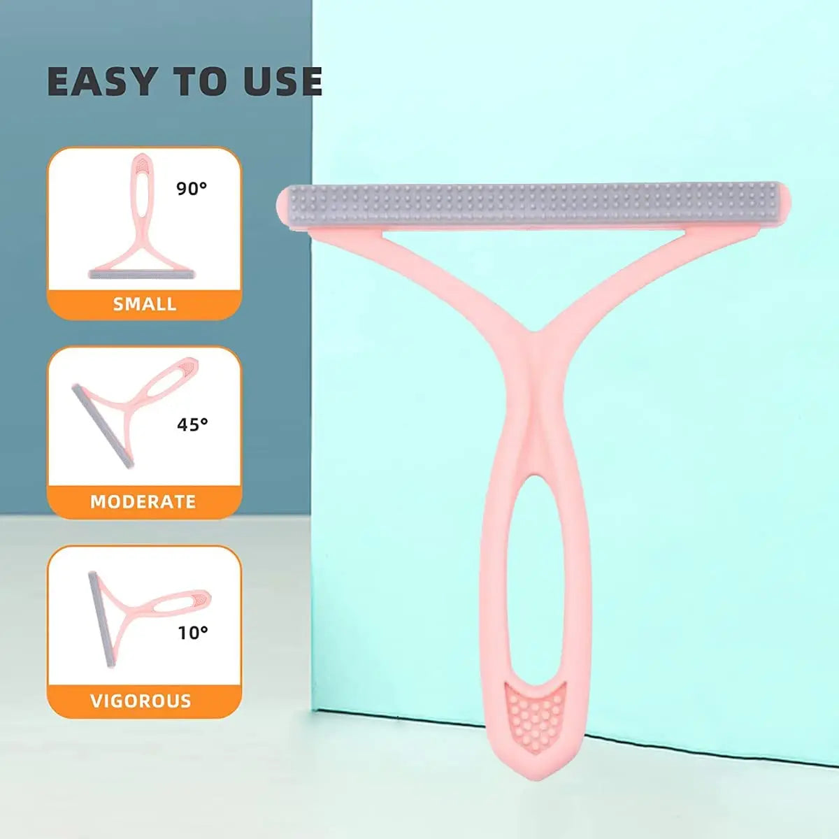 Double-Sided Silicone Pet Hair Remover & Fabric Shaver