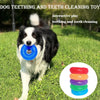 Bite-Resistant Squeaky Dog Chew Toy with Spiky Teething Ring