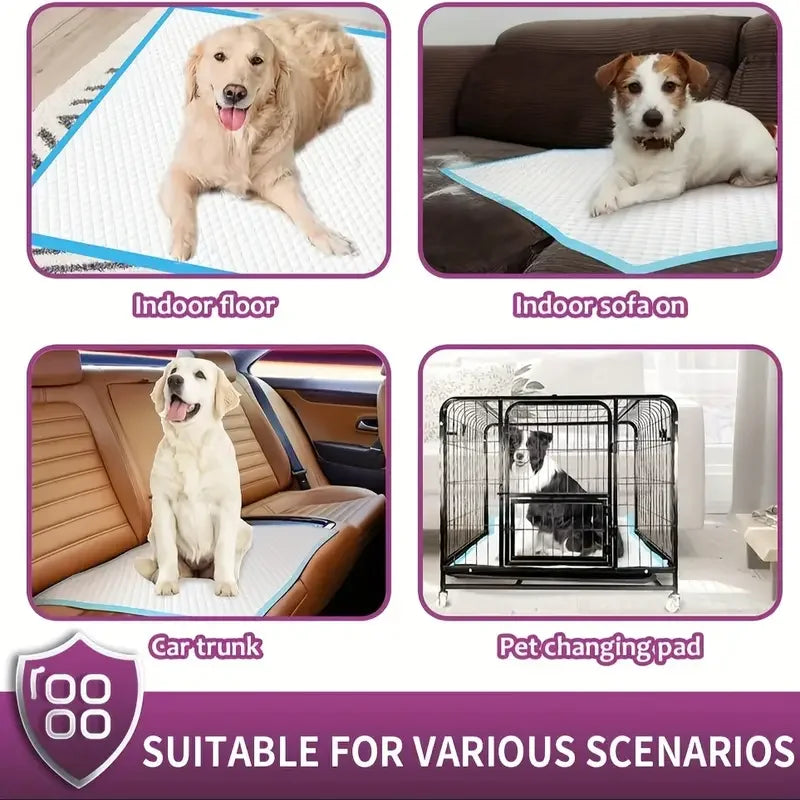 Extra-Strength Disposable Dog Training Pads with Leak-Proof Protection