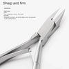 Precision Stainless Steel Cuticle Nipper for Salon-Quality Nail Care