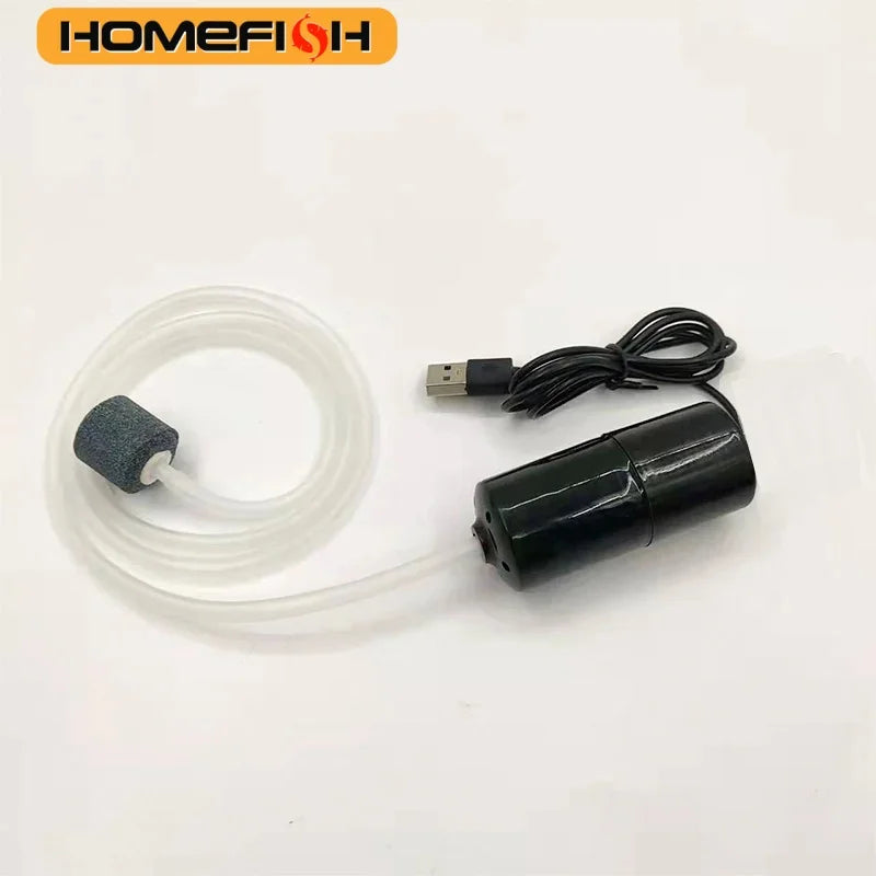 Kompakte USB-Aquarienluftpumpe