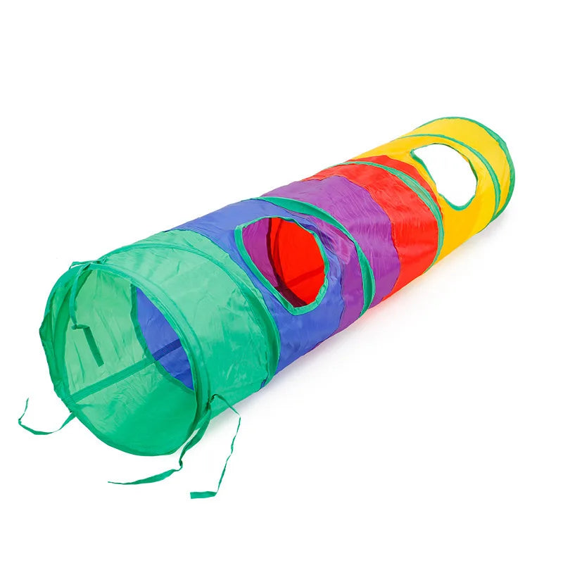 Tunnel Jouet pour Chat en S Pliable