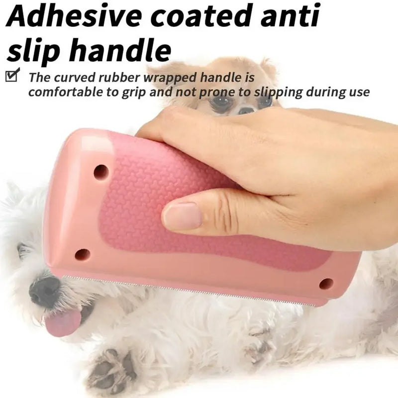 Cepillo Deslanador Ergonómico para Mascotas