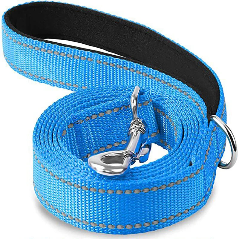Reflective Dog Harness Collar and Leash Set (1.2-1.8m)