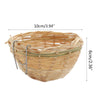 Handwoven Natural Grass Hanging Bird Nest for Small Birds
