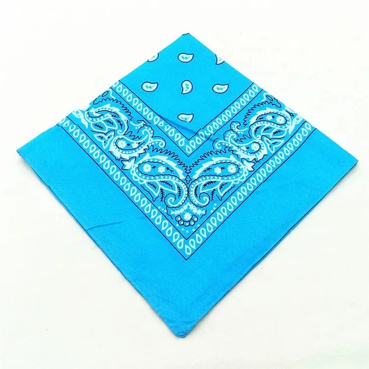 Paisley Bandana Headwrap – Unisex Cotton-Poly Scarf for Men and Women