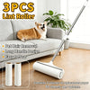 Extendable Pet Hair Lint Roller with 2 Refill Rolls