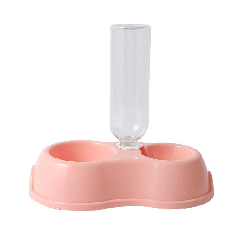 Automatic Pet Feeding Bowl with Water Dispenser
