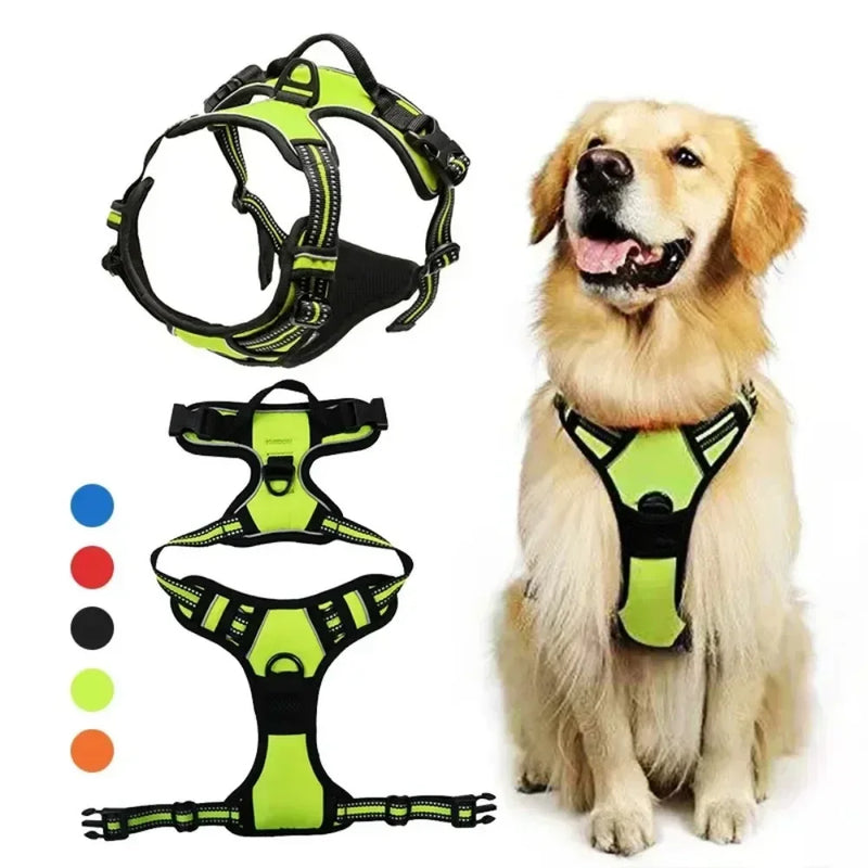 Reflektierendes, verstellbares Hundegeschirr mit Weste