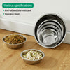 Stainless Steel Pet Food Bowl for Dogs and Cats