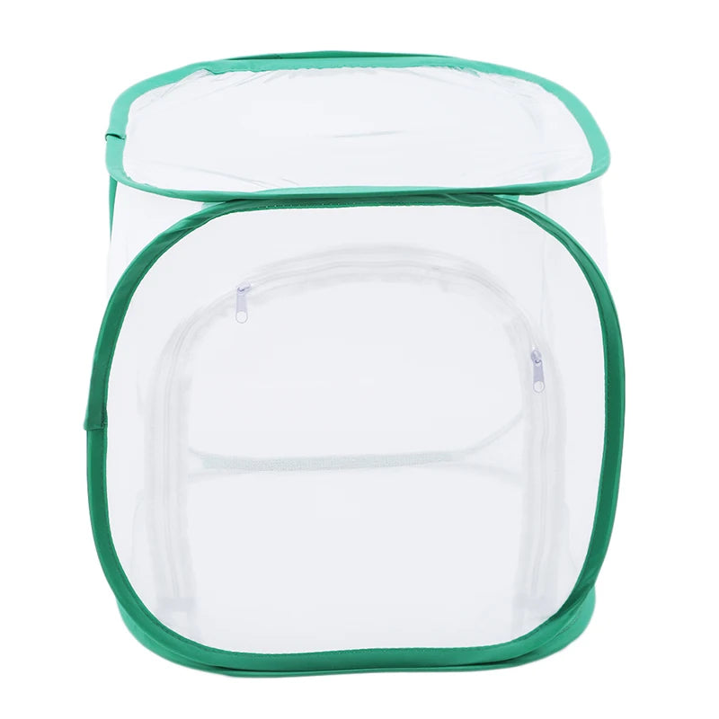 قفص حشرات قابل للطي موئل شبكي لتربية الفراشات