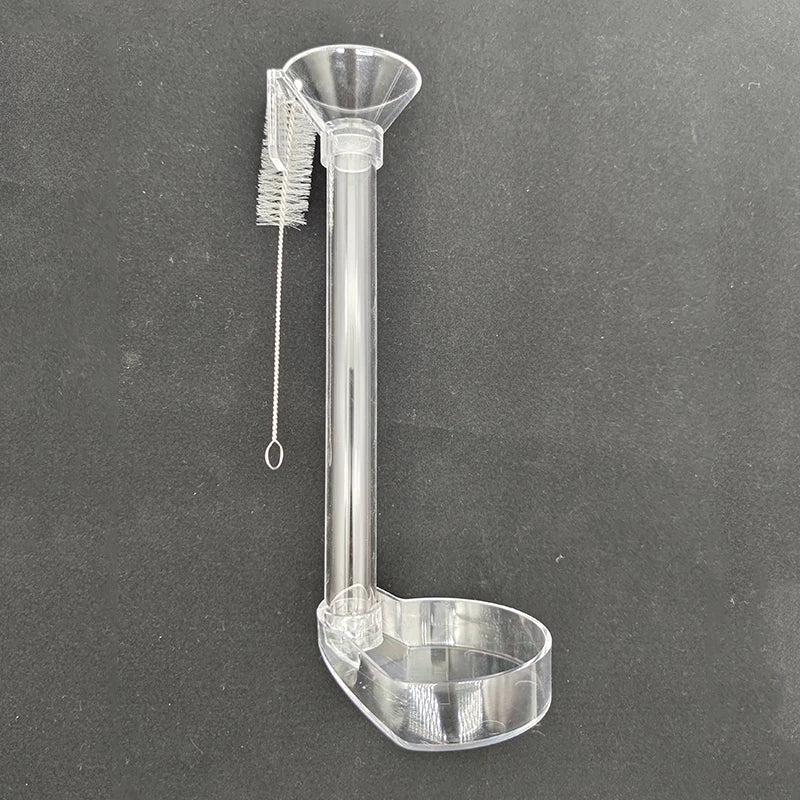 Acrylic Aquarium Fish Feeder with Transparent Tube