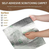 Self-Adhesive Trimmable Cat Scratching Mat for Furniture Protection