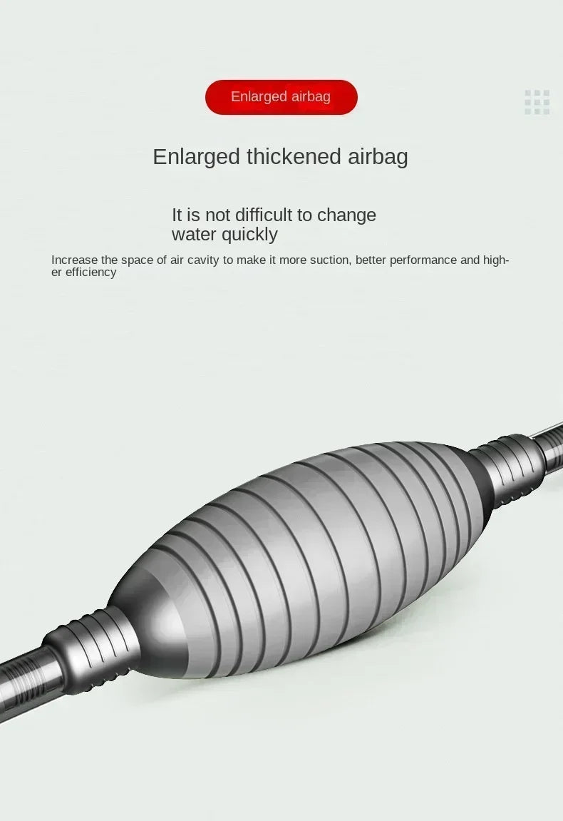 شفاط حوض السمك وشفط الرمل مع أنبوب تمديد