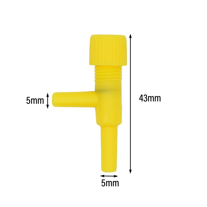 Valves de Régulation de Débit d'Air pour Aquarium (Lot de 10)