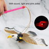 Interactive Flying Bird Cat Toy with Hanging Teaser