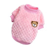 Cozy Fleece Dog Sweater for Small and Medium Breeds