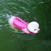 Adjustable Dog Life Jacket with Removable Floats for Swimming