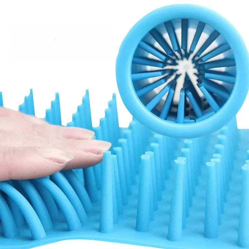 Pet Paw Cleaner Cup with Soft Bristles