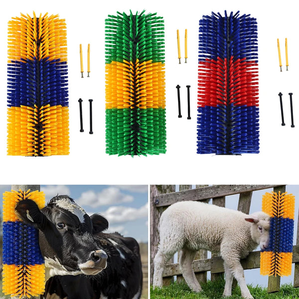 Brosse de toilettage rotative pour bétail