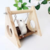 Hamster Wooden Swing with Natural Chew Sticks