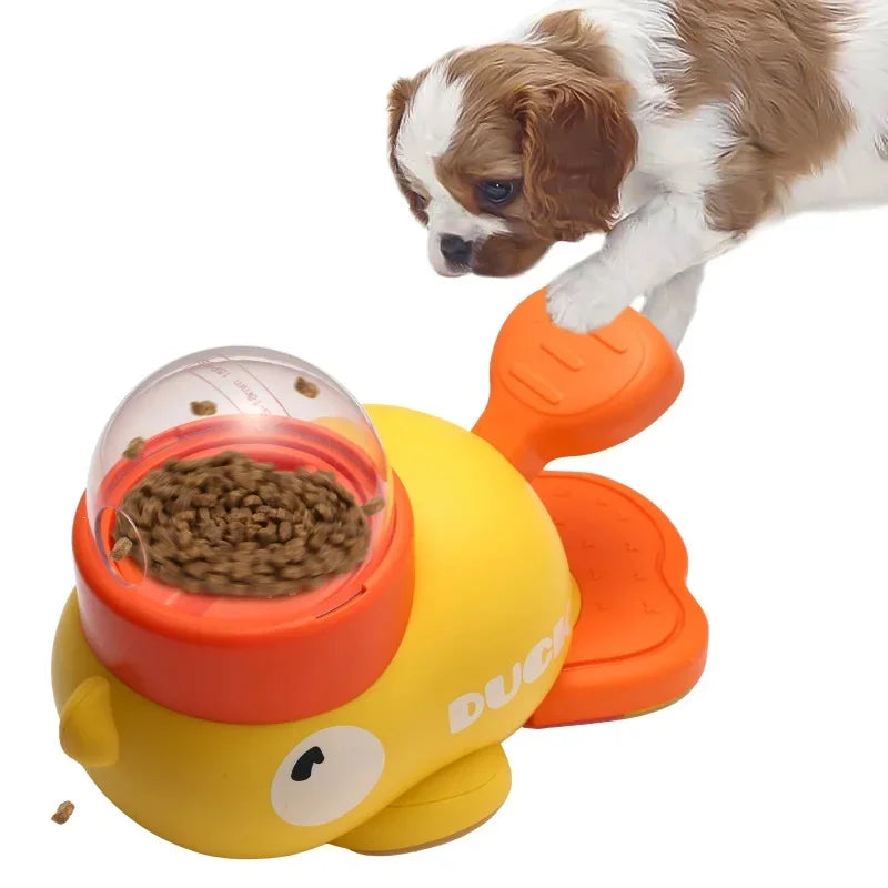 Pet Puzzle Feeder Toy - Automatic Food Dispenser