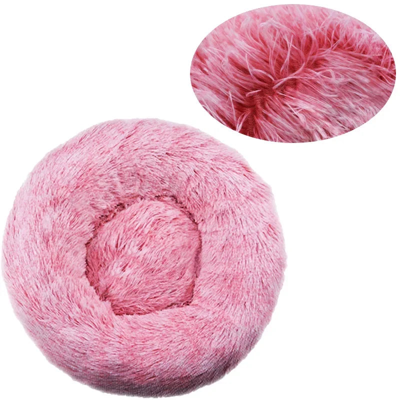 Ultra-Soft Plush Pet Bed for Dogs & Cats