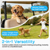 Adjustable Dog Car Seat Belt with Shock-Absorbing Elastic Leash