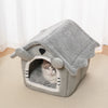 Tente-Lit de Chat et Chien Doux avec Coussin Amovible