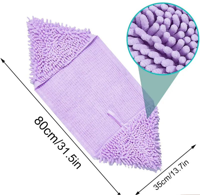 Ultra-Absorbent Chenille Pet Bath Towel with Massage Effect